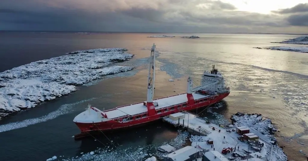 Jetty Construction Project Antarctica